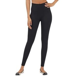 Spanx Ponte Knit Leggings Black Size Medium Style 20264 Ankle Length